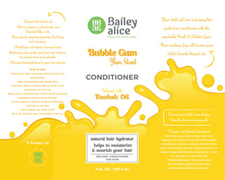 Baobab Shampoo and Conditioner - Bubble Gum Yum