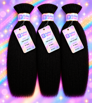BA Yaki Straight Braiding Hair - NO Wefts